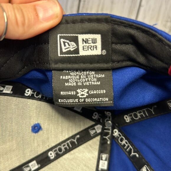 New York Giants New Era 9Forty SnapBack Adjustable Cap Hat NFL Cotton - Picture 9 of 10